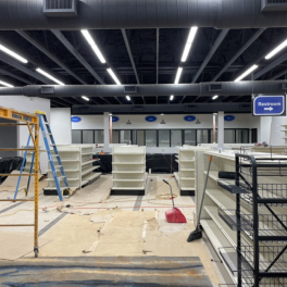 Retail Floor Area Layout Under Construction